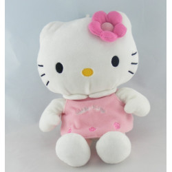Doudou chat HELLO KITTY robe rose SANRIO LICENSE 