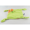 Doudou plat bleu vague crabe tortue SCRATCH