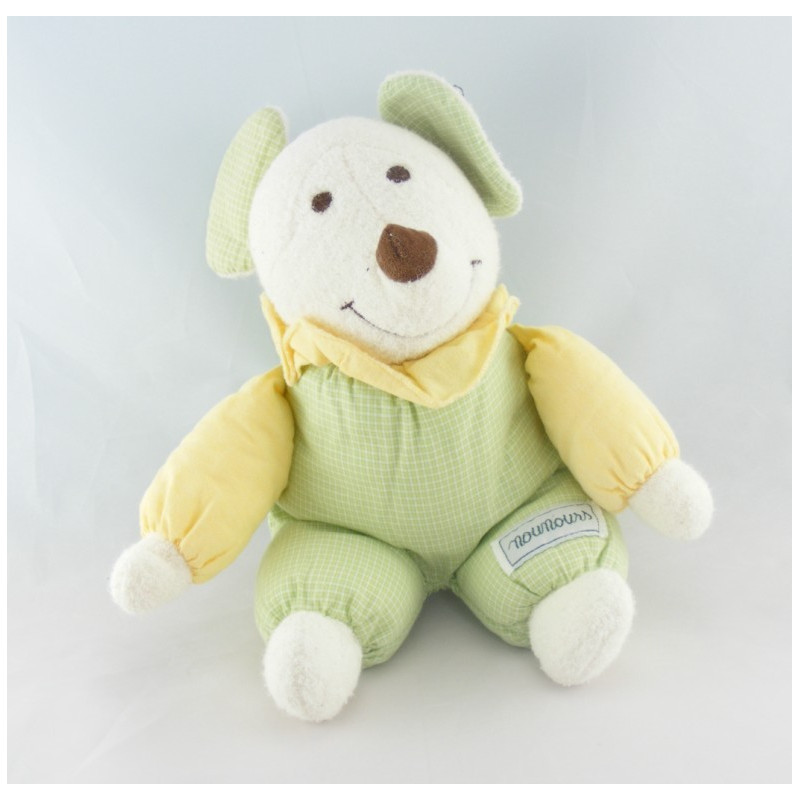 Doudou souris vert violet NOUNOURS