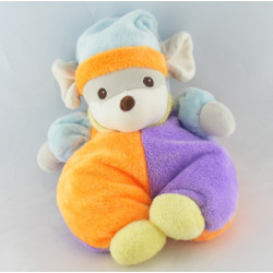 Doudou souris vert violet NOUNOURS