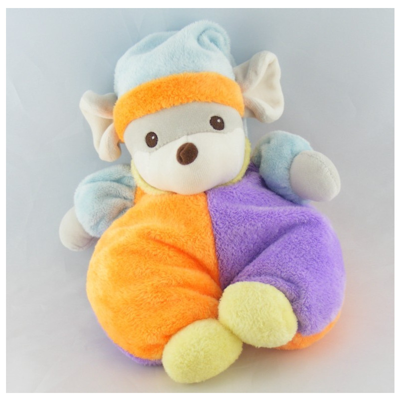 Doudou souris vert violet NOUNOURS