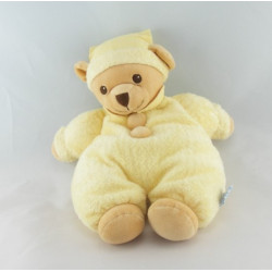 Doudou ours jaune noeud papillon NOUNOURS