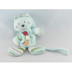 Doudou ane cheval bleu attache tétine SUCRE D'ORGE 