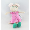 Mini Doudou souris mademoiselle Cheese rose MOULIN ROTY