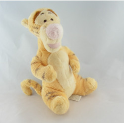Doudou Tigrou orange clair vichy rose DISNEY NICOTOY