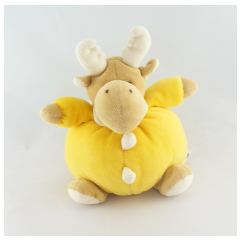 Doudou lapin blanc rose BABYSUN
