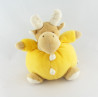 Doudou lapin blanc rose BABYSUN
