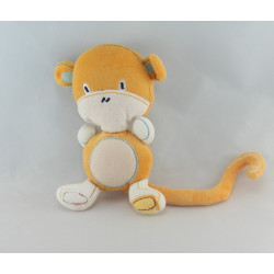 Doudou plat vache gris bleu AUCHAN