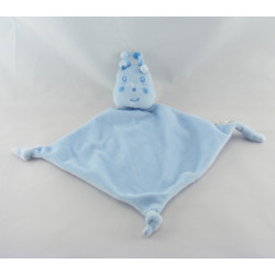 Doudou plat girafe bleu VERTBAUDET
