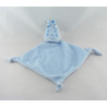 Doudou plat girafe bleu VERTBAUDET