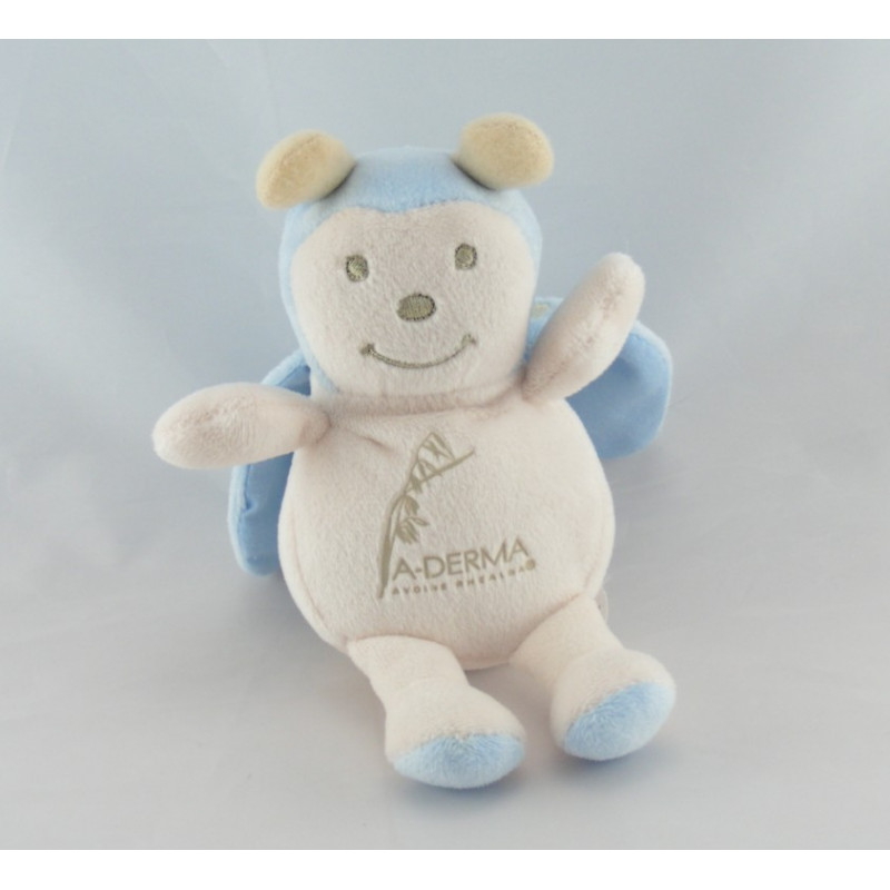 Doudou coccinelle écru bleu ADERMA A-DERMA