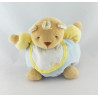 Doudou Ours boule Filo avec bavoir Tex