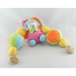 Doudou Clown multicolore couronne JOLLYBABY