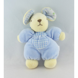 Doudou souris rose bleu NOUNOURS MUTOUEST