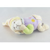 Doudou mouton agneau vert bleu mauve CMP