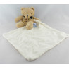 Doudou ours beige avec mouchoir SUCRE D'ORGE 