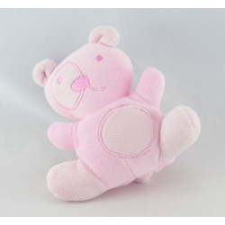 Doudou plat ours rose SIPLEC