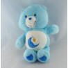 Peluche Bisounours bleu Grosdodo lune étoile CARE BEARS