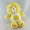 Peluche Bisounours jaune soleil  Grosjojo CARE BEARS 