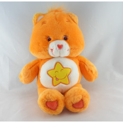 Peluche Bisounours orange coeur Grosbisous CARE BEARS