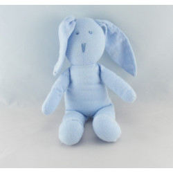 Doudou Lapin bleu Pinpin d'amour PETIT BATEAU
