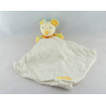 Doudou souris jaune coeur rouge BABYSUN