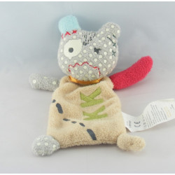 Doudou plat ours blanc IKKS