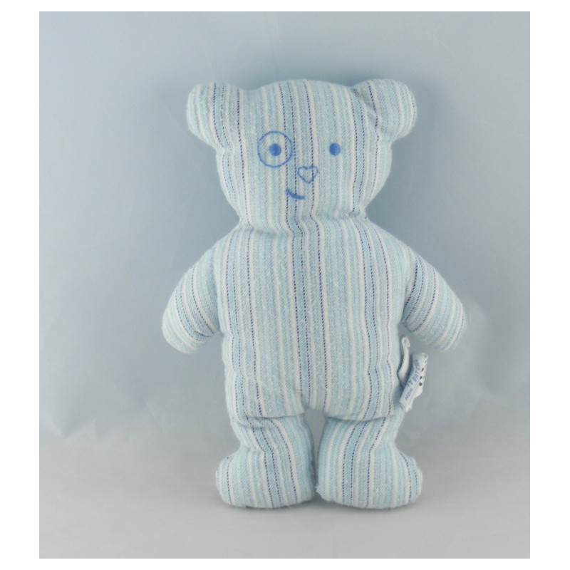 Doudou Lapin bleu PETIT BATEAU