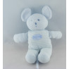 Doudou souris rayé bleu Milleraies PETIT BATEAU