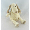 Doudou boule ours gris blanc rose étoile GIFI 