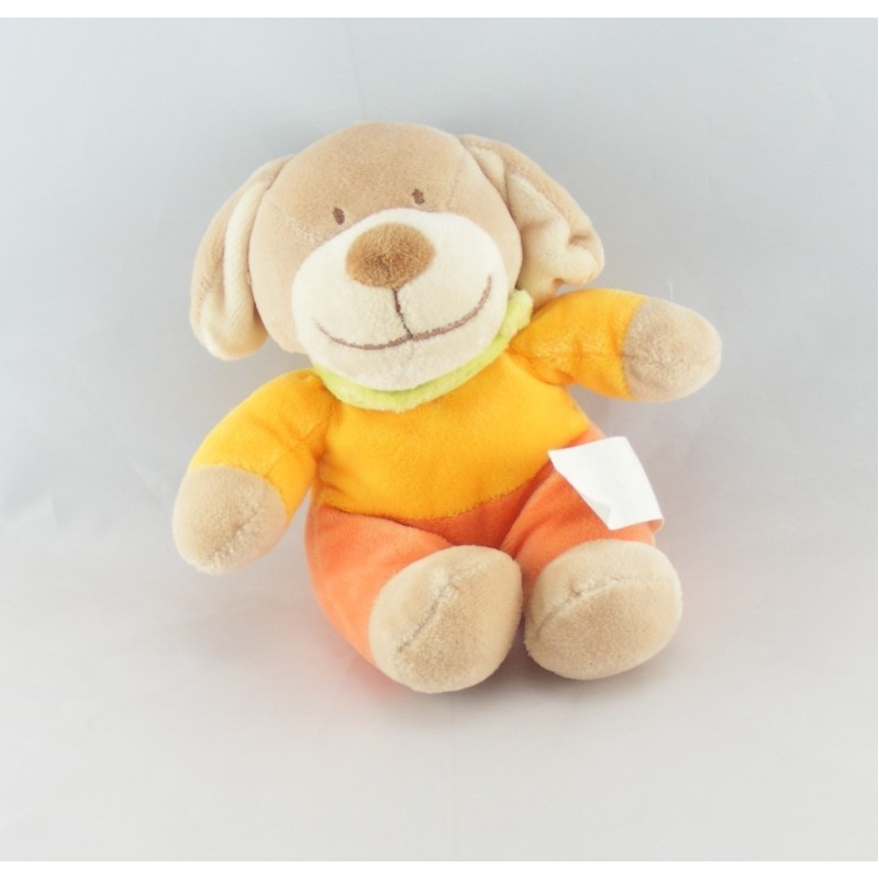 Doudou Chien bleu vert Nicotoy 