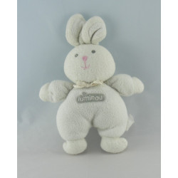 Doudou lapin blanc Luminou JEMINI