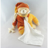 Doudou et compagnie ours cannelle avec mouchoir avion 