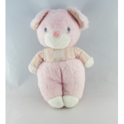 Doudou souris rayé rose TARTINE ET CHOCOLAT