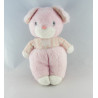 Doudou souris rayé rose TARTINE ET CHOCOLAT