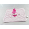 Doudou plat rose poupée fille CORA