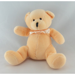 Doudou ours blanc bleu AUCHAN