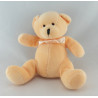 Doudou ours blanc bleu AUCHAN