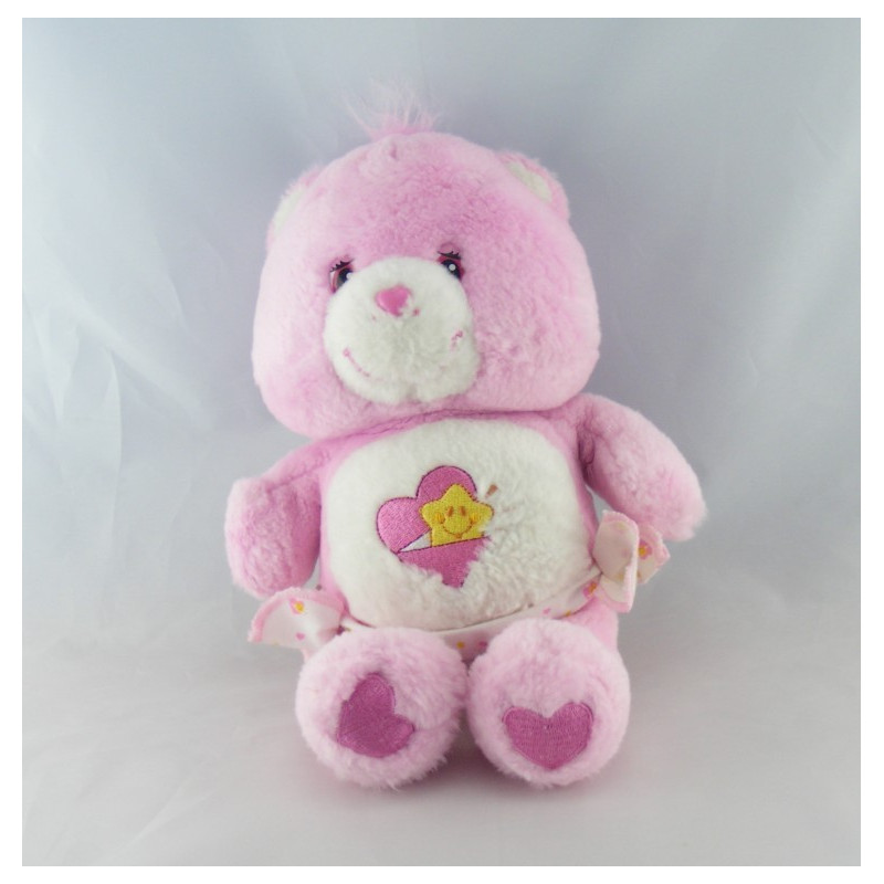 Peluche Bisounours bleu avec couche Ti Coquin CARE BEARS