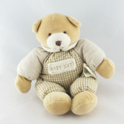 Doudou ours vichy beige BABY NAT 