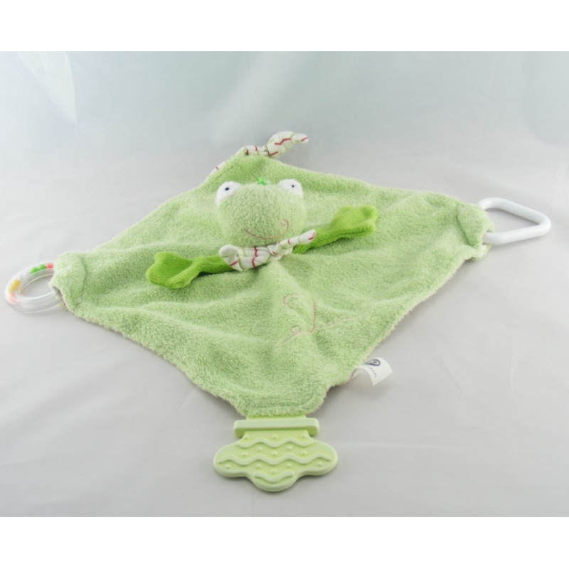 Doudou plat hochet poule Malice et Bulle CP INTERNATIONAL