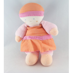 Doudou poupée bébé mauve violet TARTINE ET CHOCOLAT