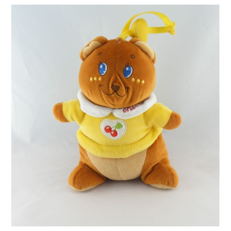 Doudou lapin beige pull bleu coeur CHICCO