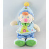 Doudou clown bleu NICOTOY
