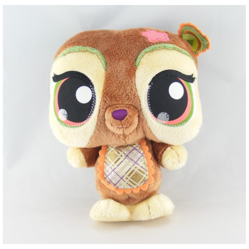 Peluche singe marron PETSHOP HASBRO