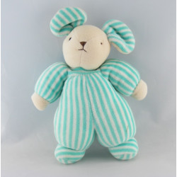 Doudou souris vert violet NOUNOURS