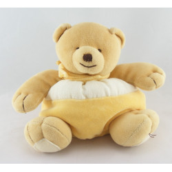 Doudou hochet ours jaune blanc NATURE ET DECOUVERTE