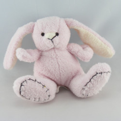 Doudou lapin boule blanc rose CMP