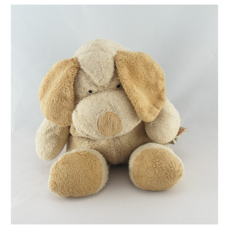 Doudou chien beige marron NICOTOY