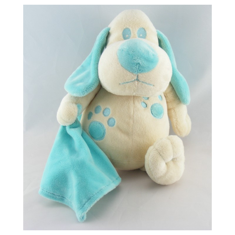 Doudou chien écru beige ANNA CLUB PLUSH